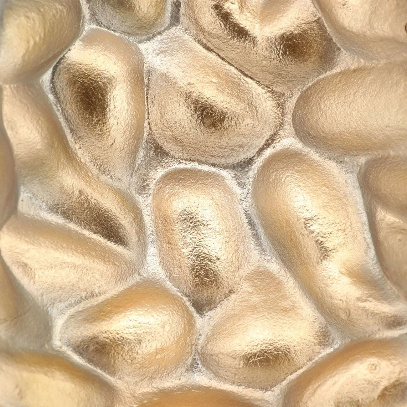 19" Cartwright Hammered Gold Vase