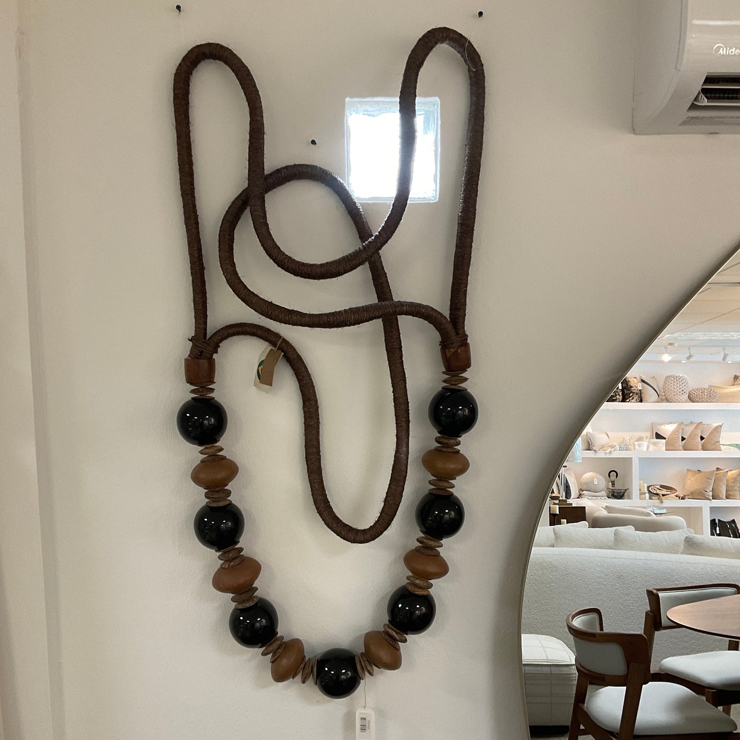 Flavio Elegant Handcraft Necklace -Black