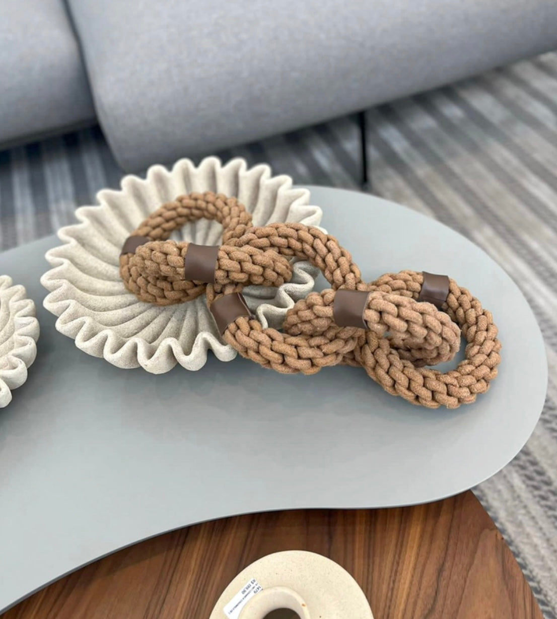 Cuerda 5 Anillos - Caramelo