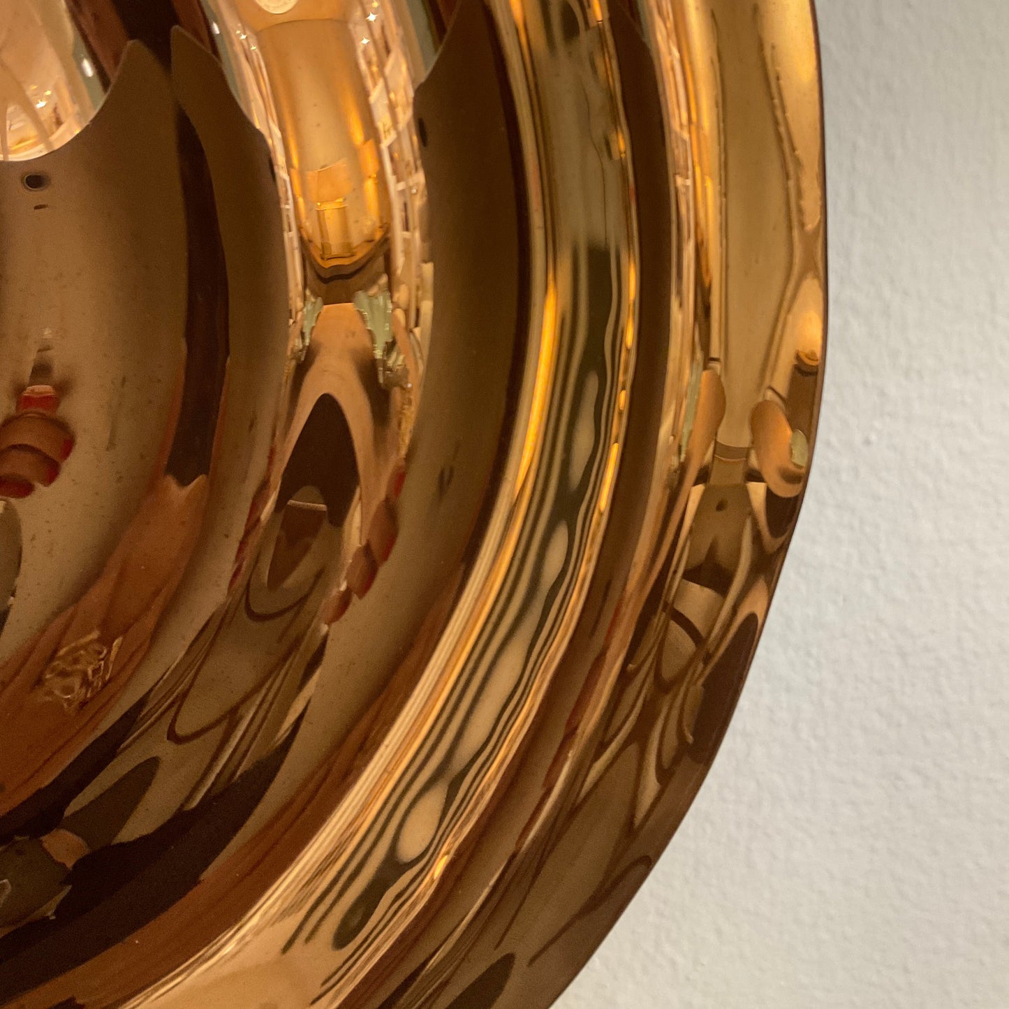 Decor Glass Wall Plate - Bronze Metal 0694P.40