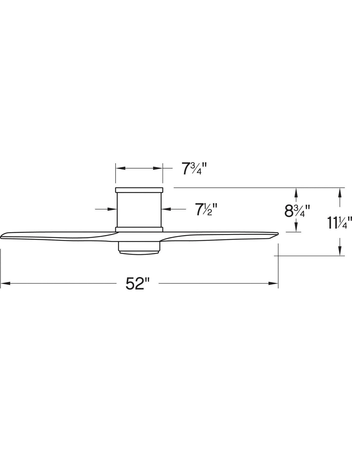 Hover Flush LED Smart Fan