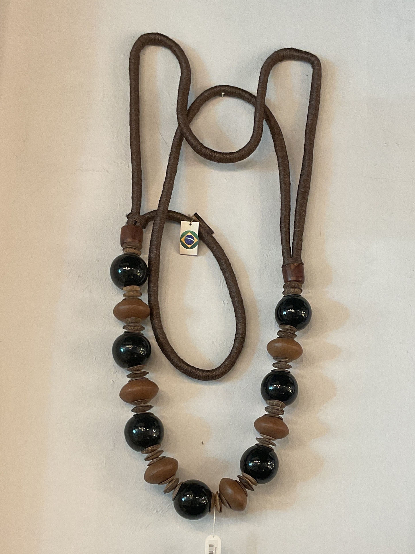 Flavio Elegant Handcraft Necklace -Black