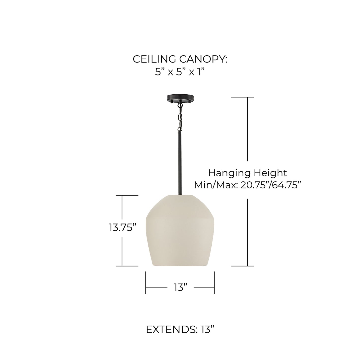 Della Medium Pendant