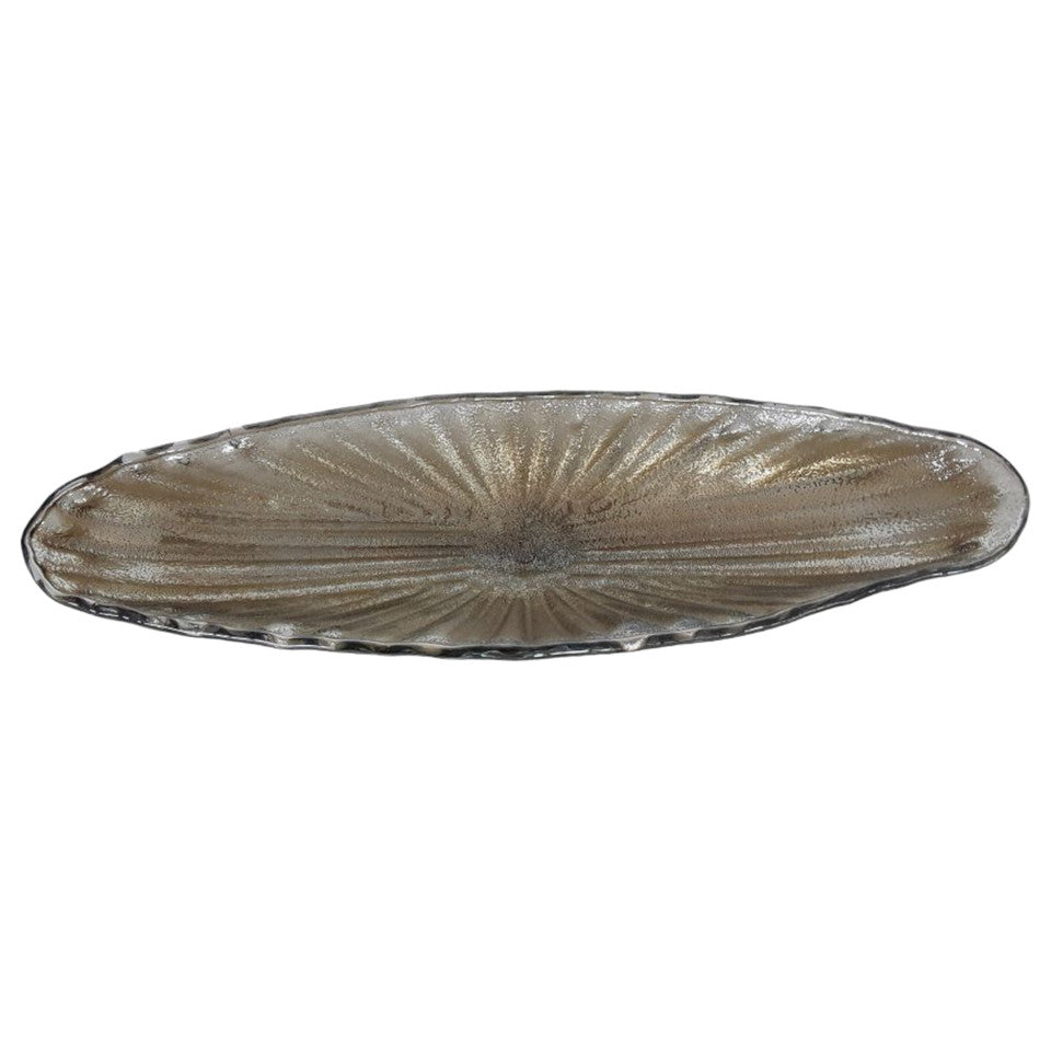 19" Salerno Small Itlalian Art Glass Tray