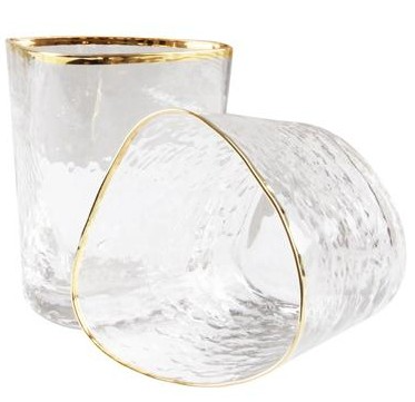 Golden Touch Wine Glass