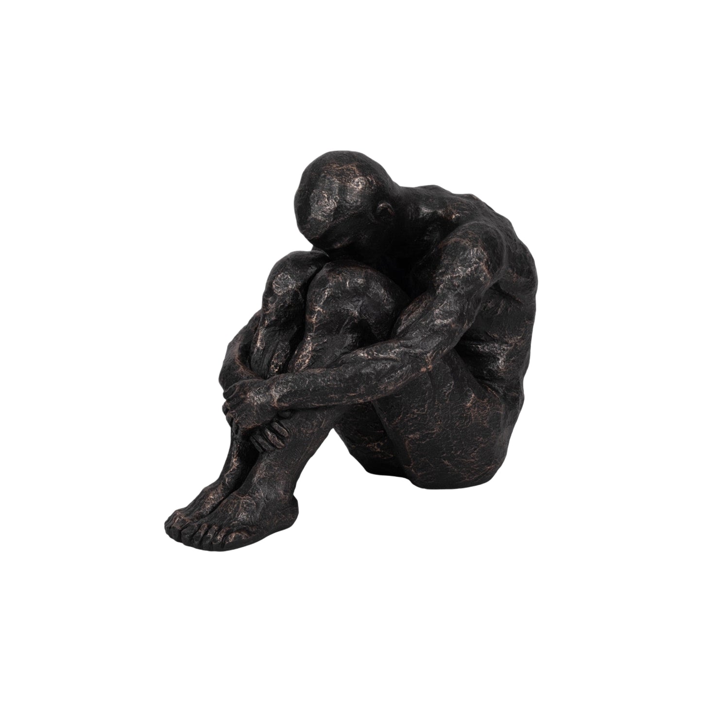 Sitting Man, Bronze