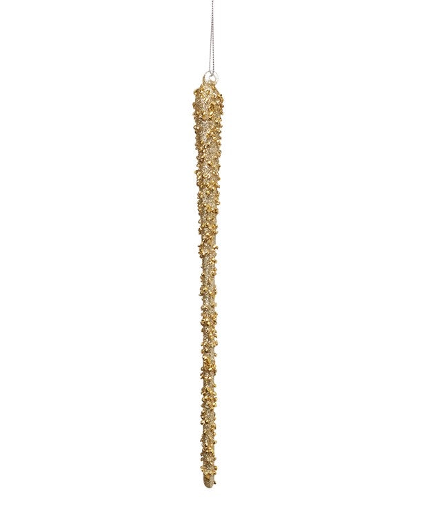 Glass Icicle Ornament