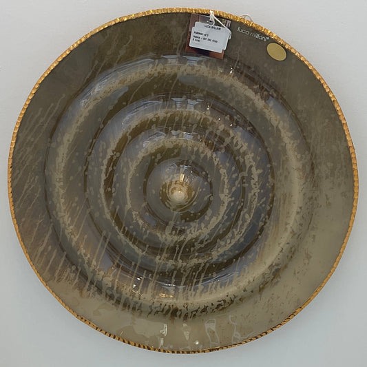 Decor Glass Wall Plate - Espejo Fendi Envejecido Gold Edge PA694M.13.2
