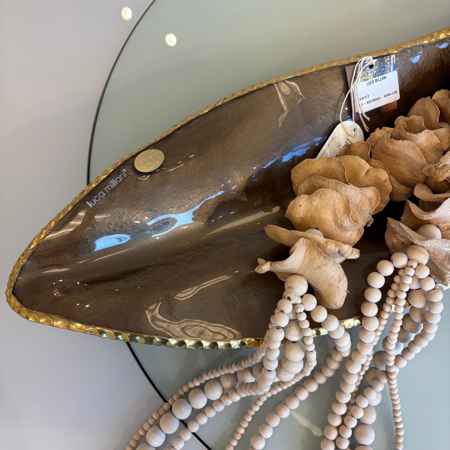 Centerpiece New Bronze - Gold Edge