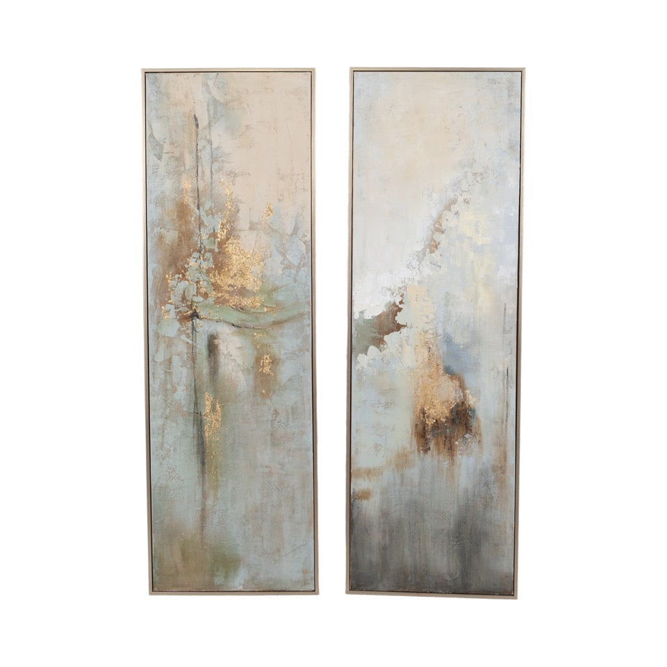 Felizia Handpainted Wall Art Set of 2