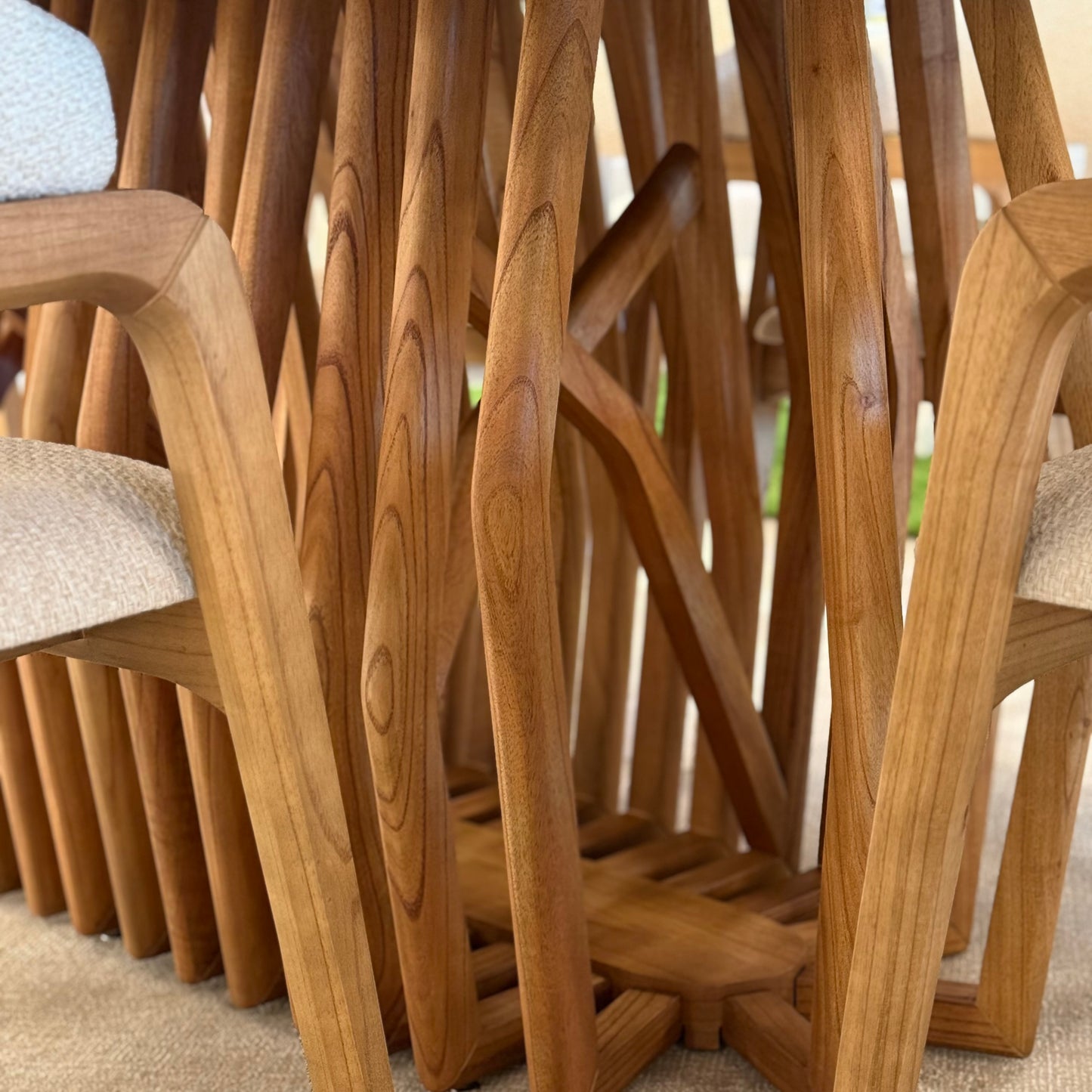 Mesa de Jantar Videiras (Rectangular) & 6 Cadeiras Alegra Set