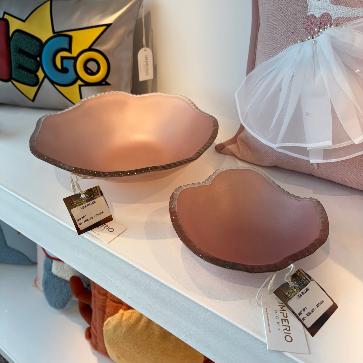 Centerpiece Jade Pink - Apicuate Edge