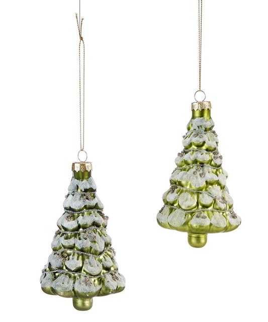 Christmas Tree Ornament Set of 2