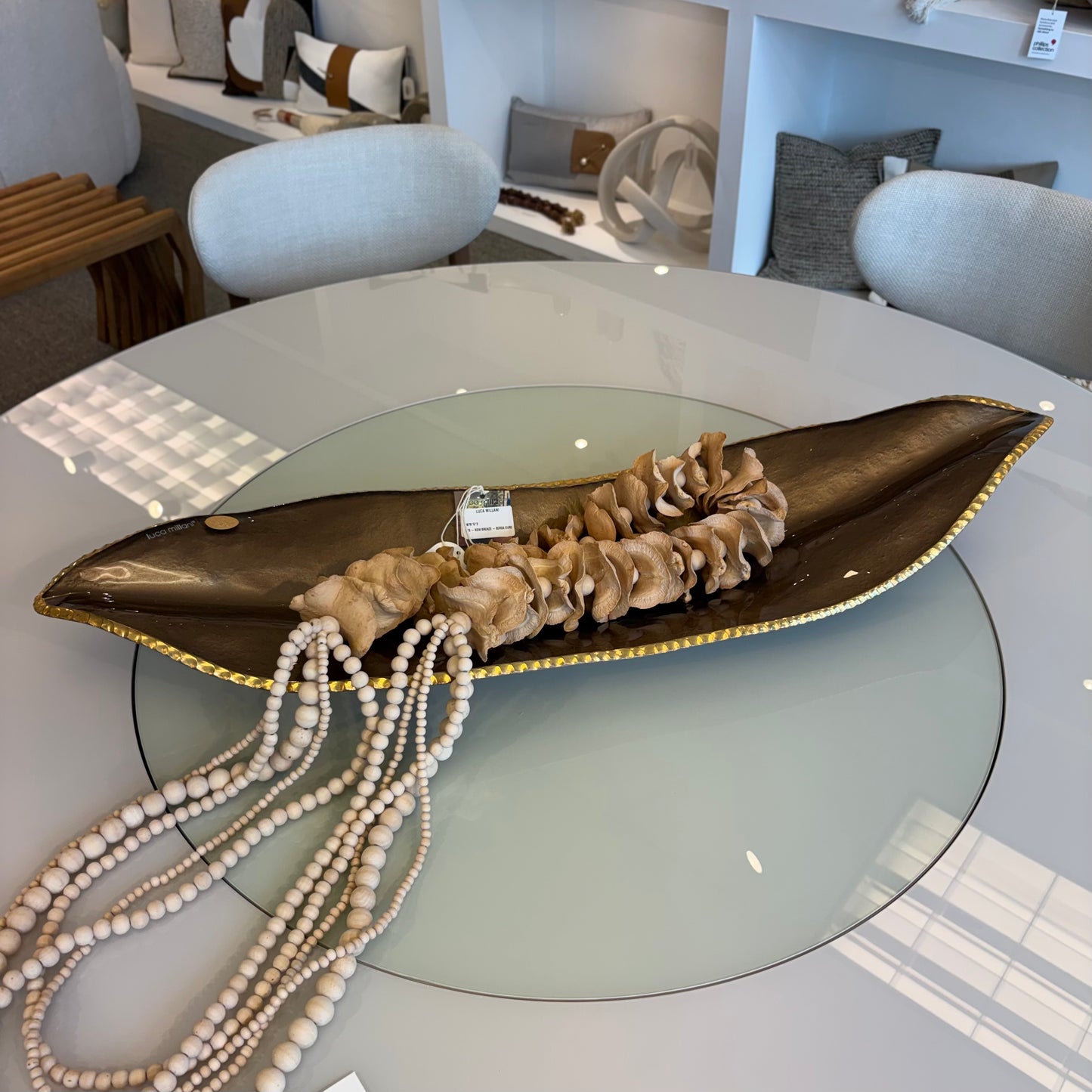 Centerpiece New Bronze - Gold Edge