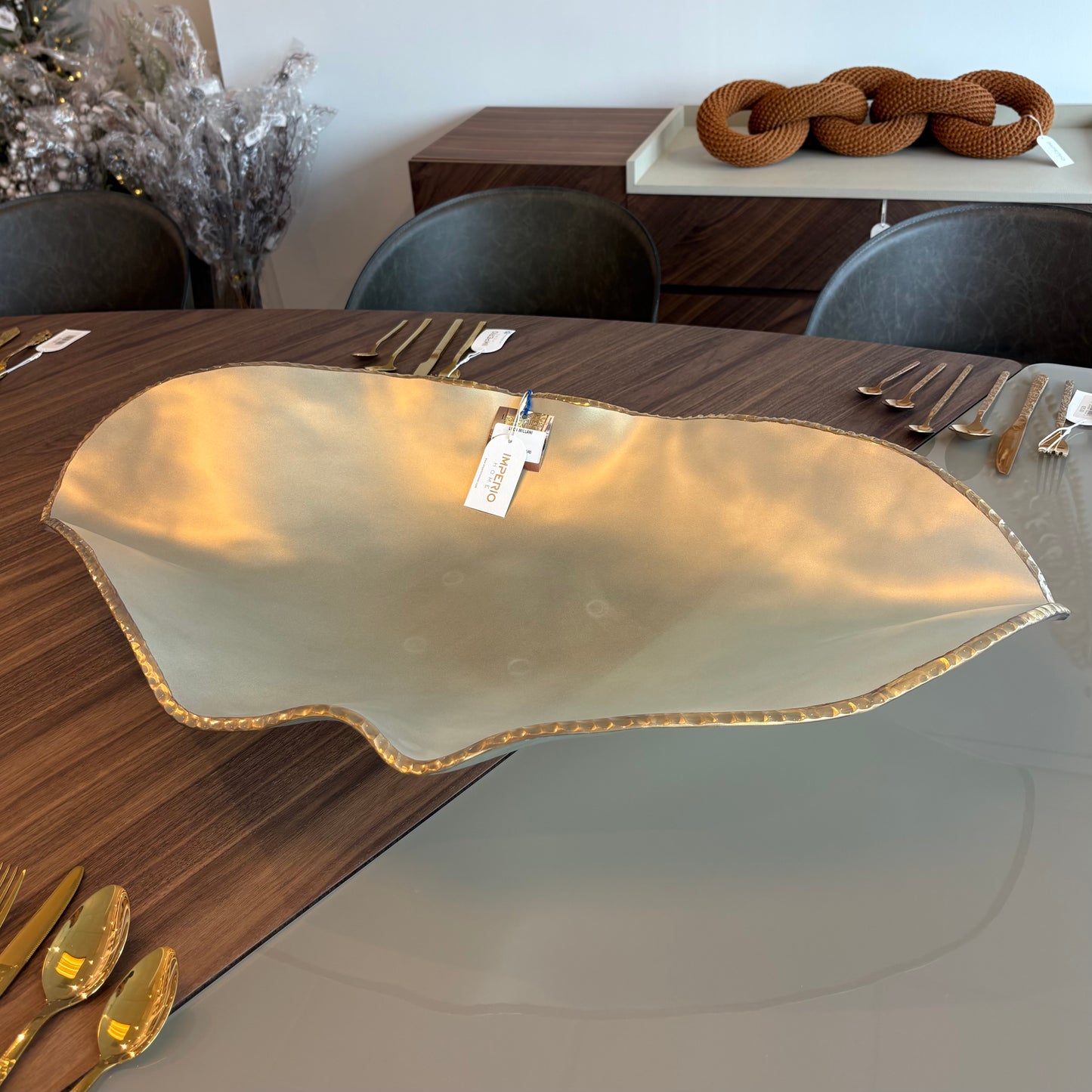 Centerpiece Citrine - Gold Edge