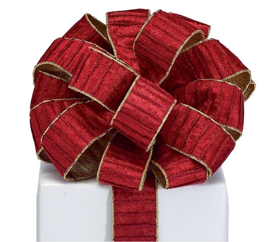 RIBBON #9 PLEATED VELVET