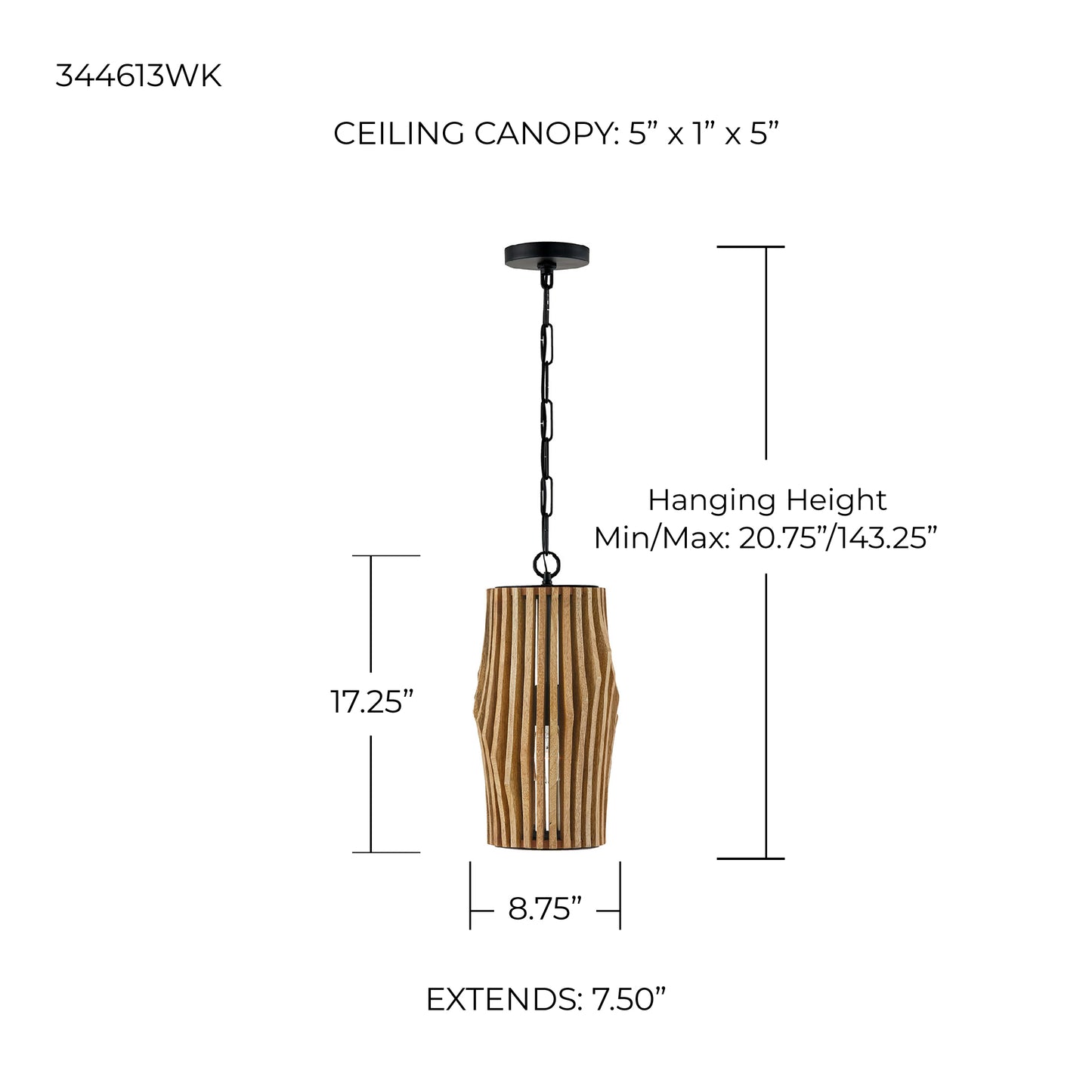 Archer Small Pendant