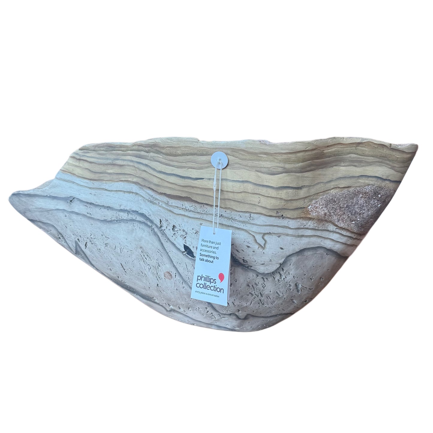 Cast Onyx Bowl, Faux Finish, Large