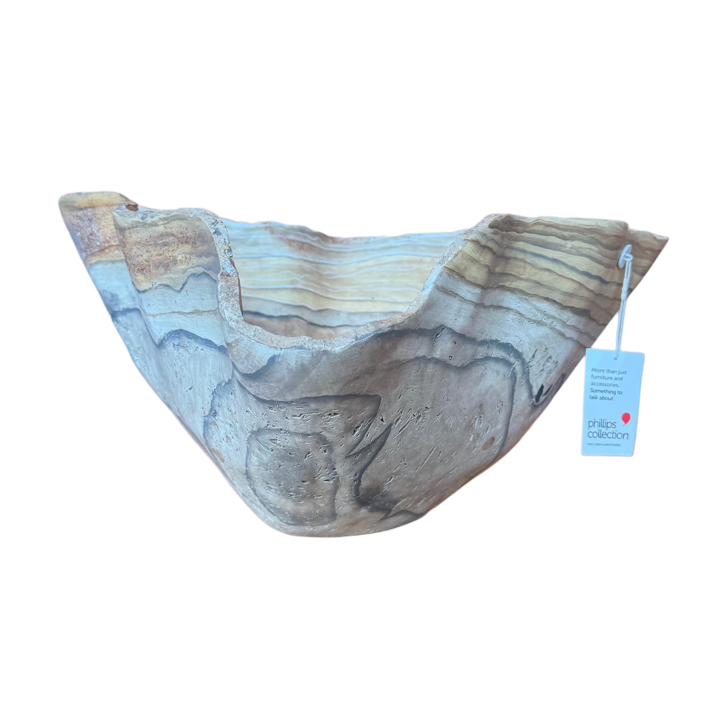 Cast Onyx Bowl, Faux Finish, Large