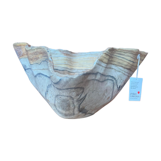 Cast Onyx Bowl, Faux Finish, Large