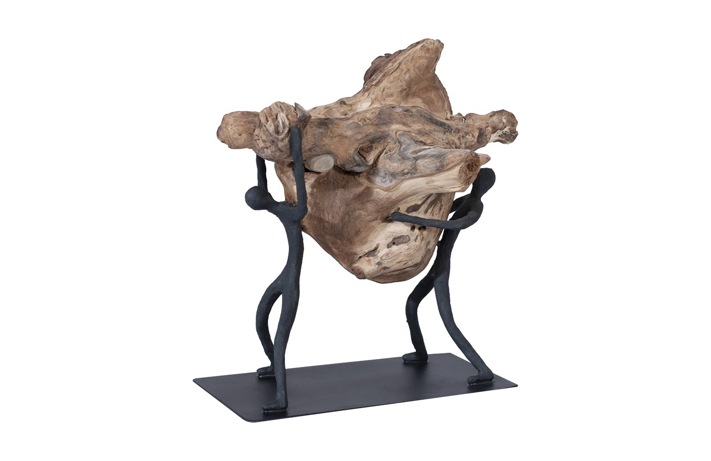 Atlas Tabletop Sculpture Freeform High Lift, With Base
