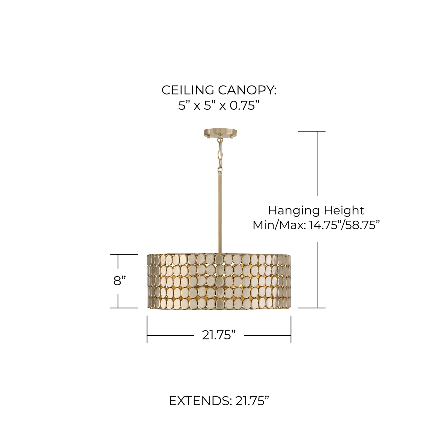 Eliana Medium Pendant