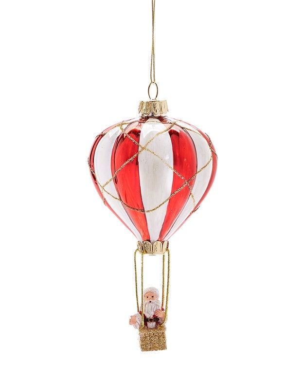 Glass Hot Ballon Christmas Ornament