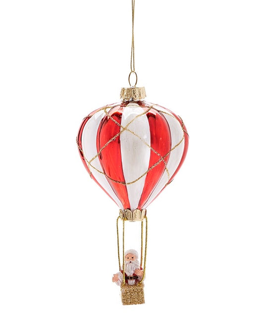 Glass Hot Ballon Christmas Ornament