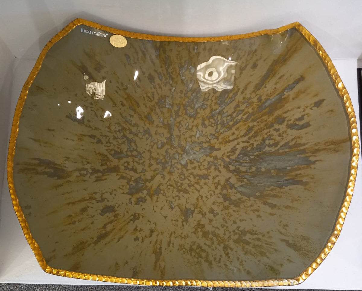 Centerpiece Fendi Aged Mirror - Gold Edge