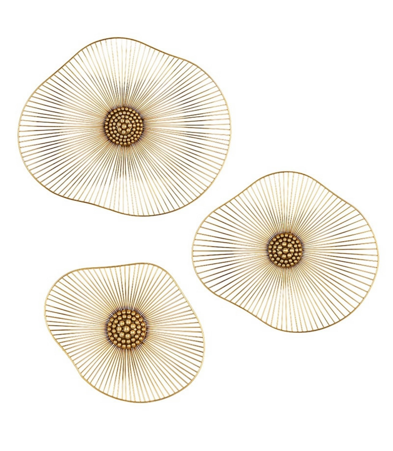 Amapola Set of 3 Wall Sculpture