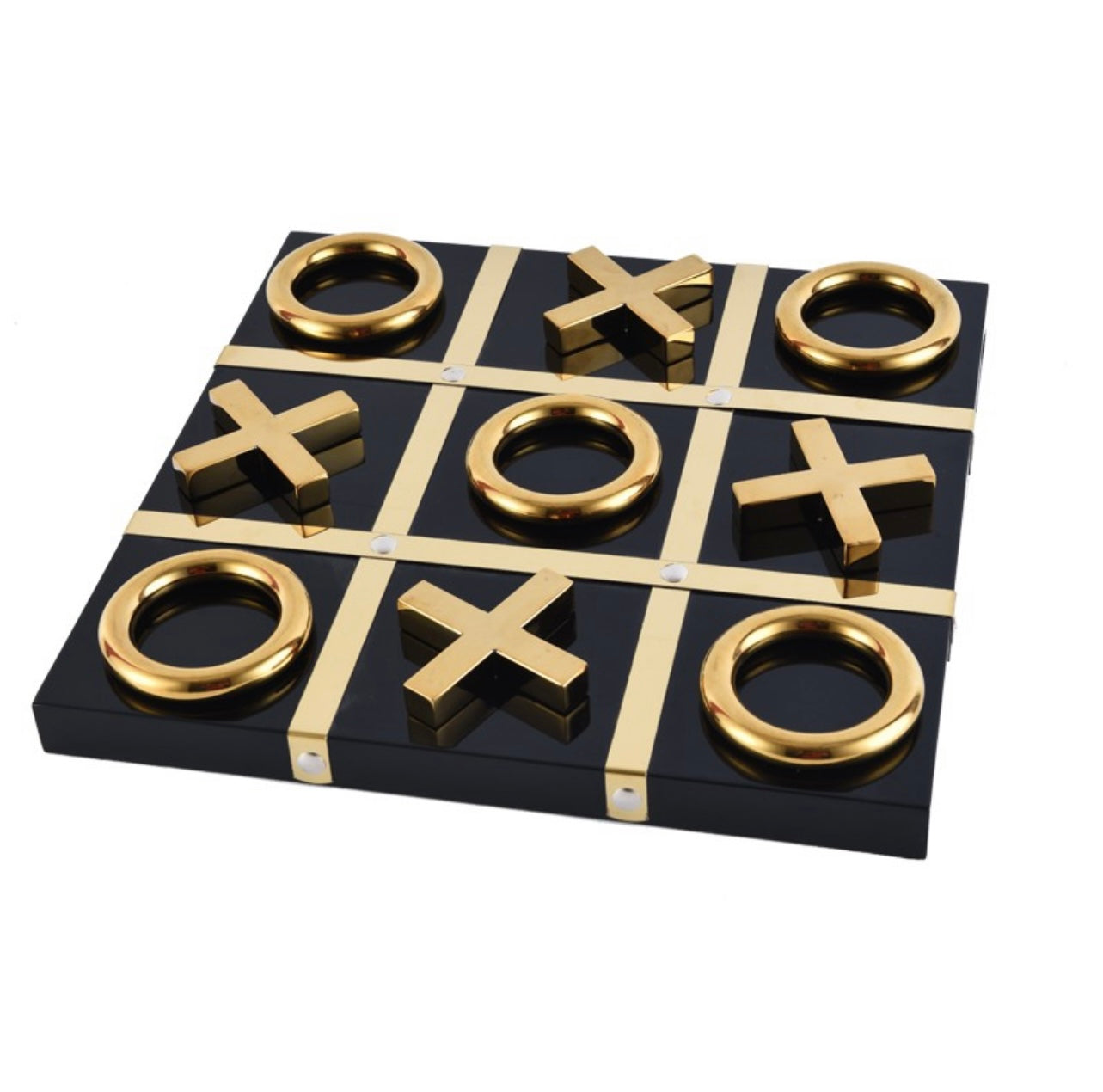 Luxury Black Tic Tac Toe