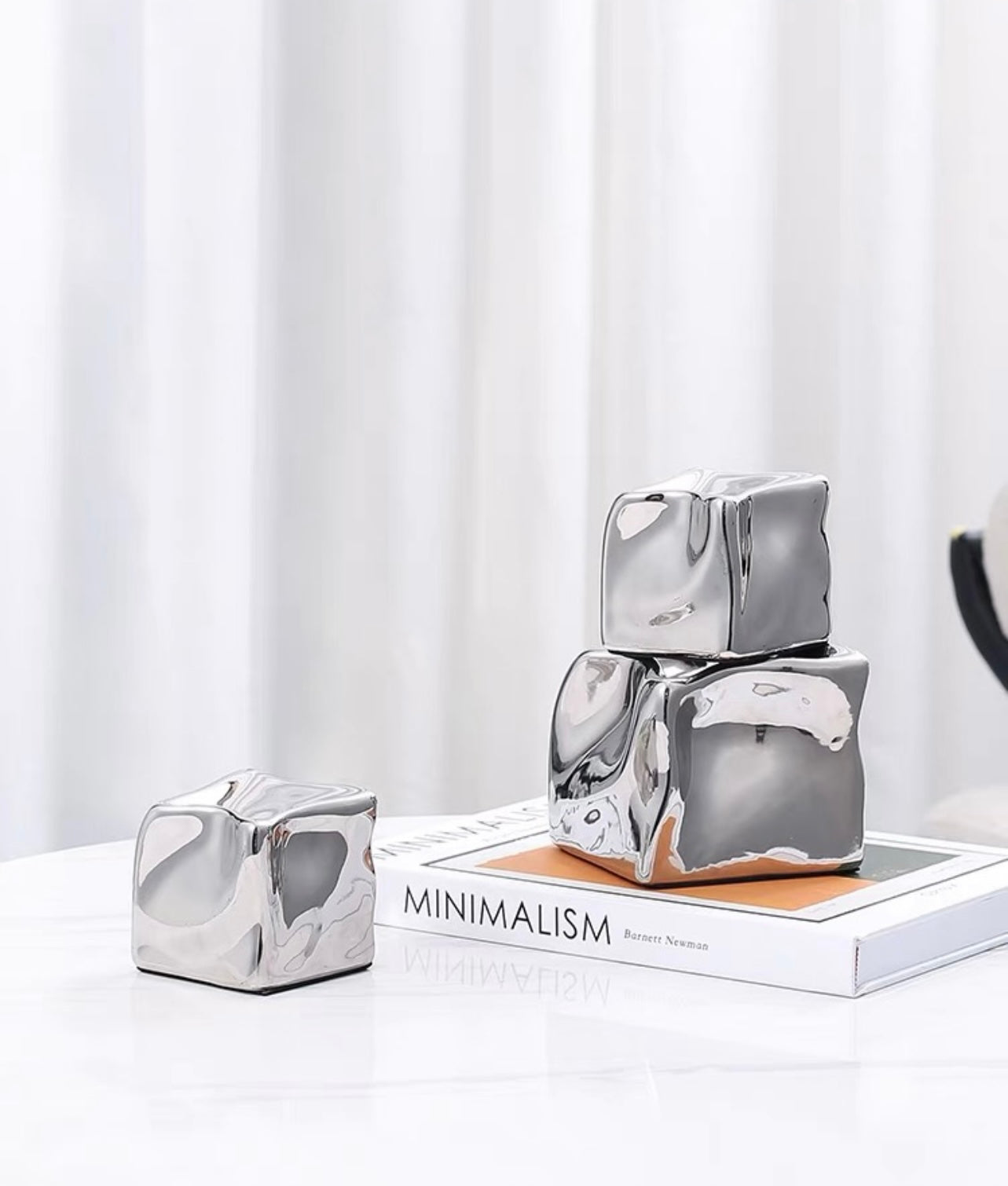 The Cube Silver Set of 3