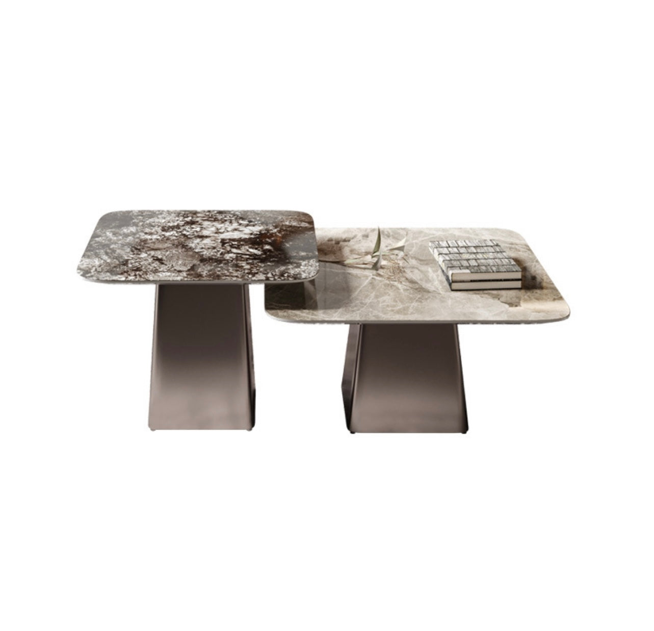 Pietra Grey Coffee Tables Set of 2