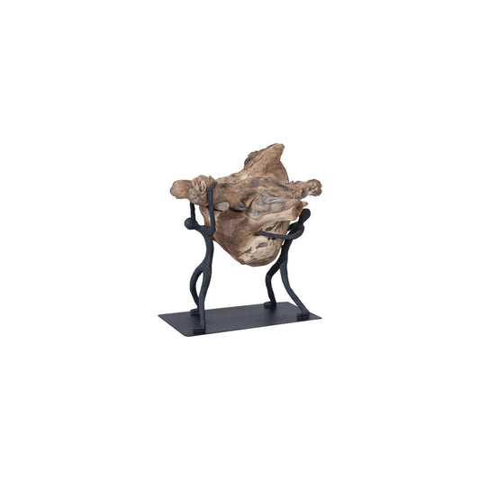 Atlas Tabletop Sculpture Freeform High Lift, With Base