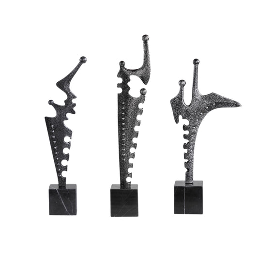 Abstract Sculptures Set of 3
