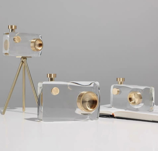 The Camera Crystal Gold