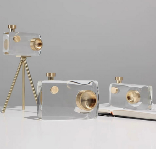 The Camera Crystal Gold
