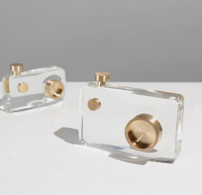 The Camera Crystal Gold
