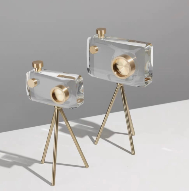 The Camera Crystal Gold