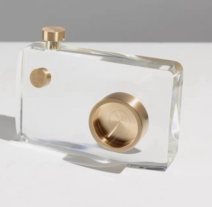 The Camera Crystal Gold