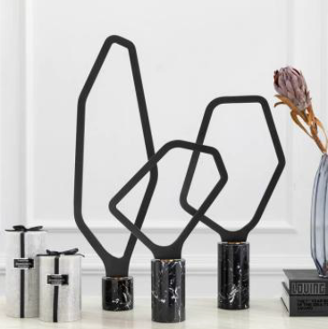 Mignight Geometry Set of 3