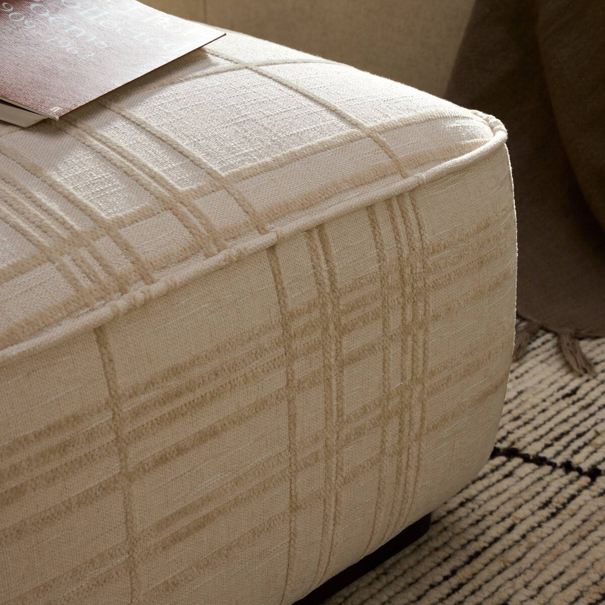 Sinclair Square Ottoman-21"