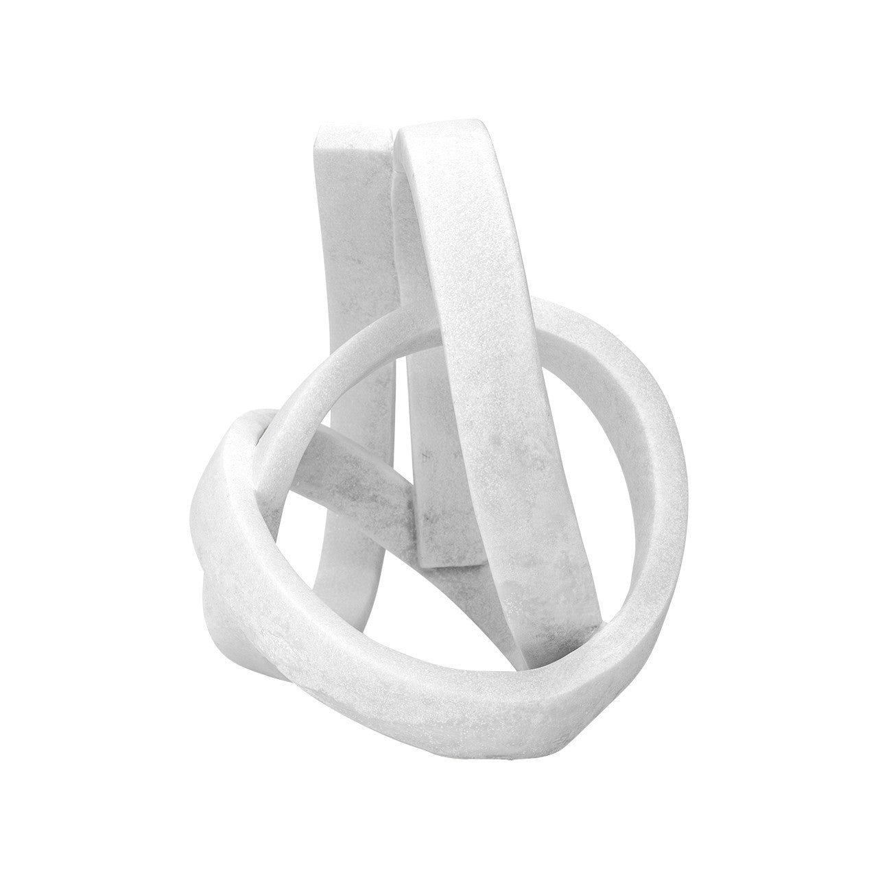 Vihaan White Quartz Sand Sculpture, 16"h