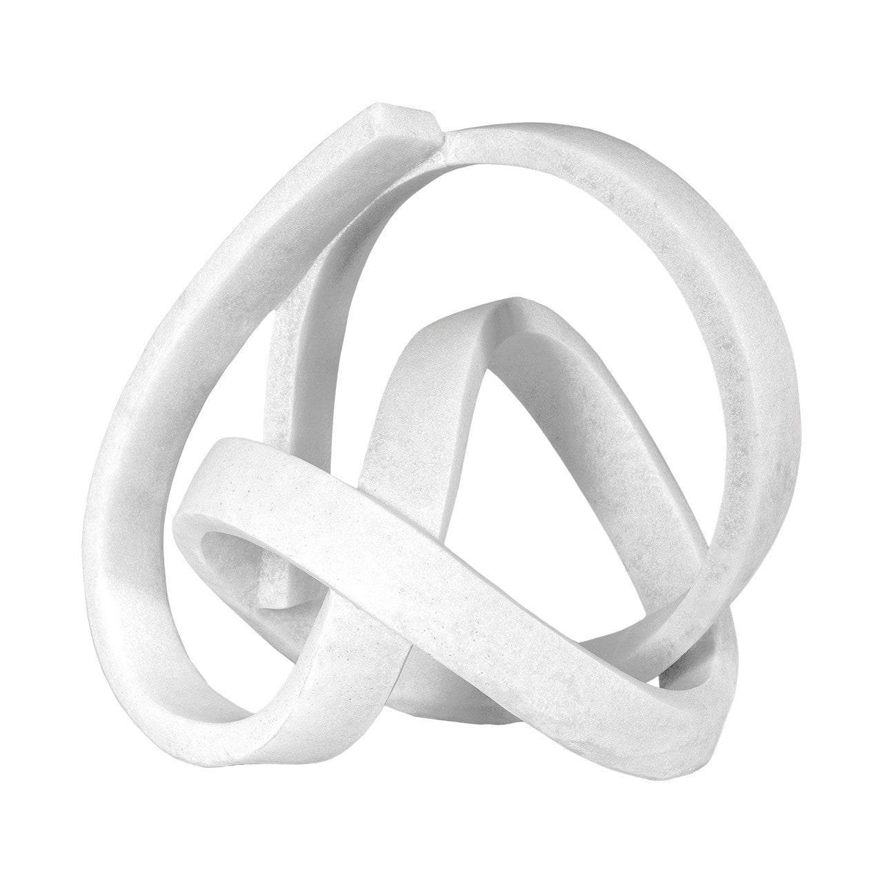 Vihaan White Quartz Sand Sculpture, 16"h