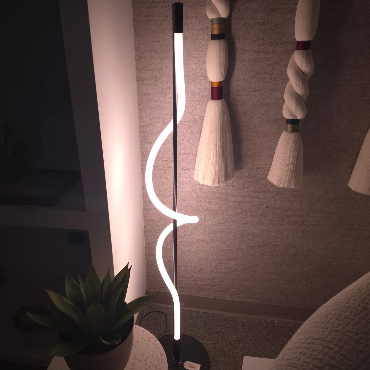 Cursive Floor Lamp