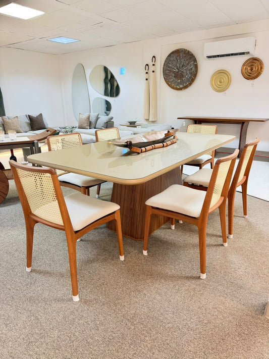 Dora Rectangular Dining Set (6 Chairs)