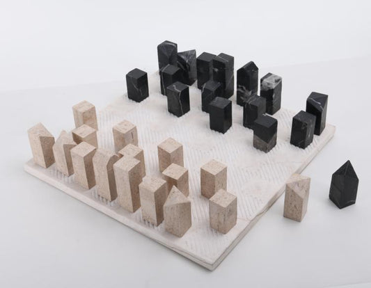 Minimalist Marble Chess Set