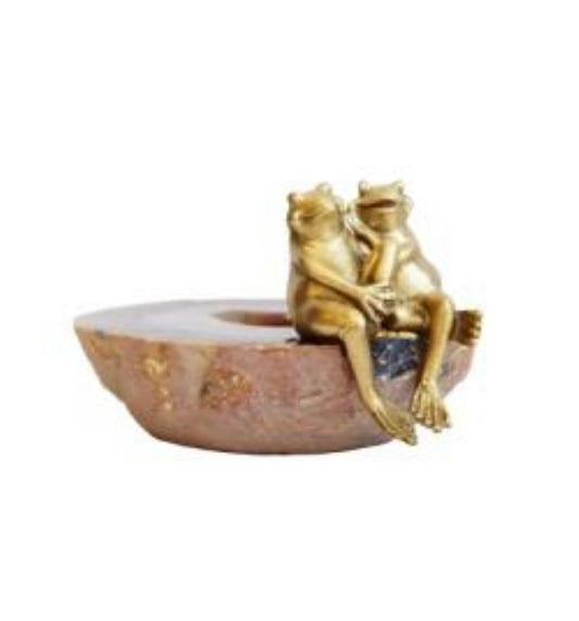 Frog couple it’s Natural Agate
