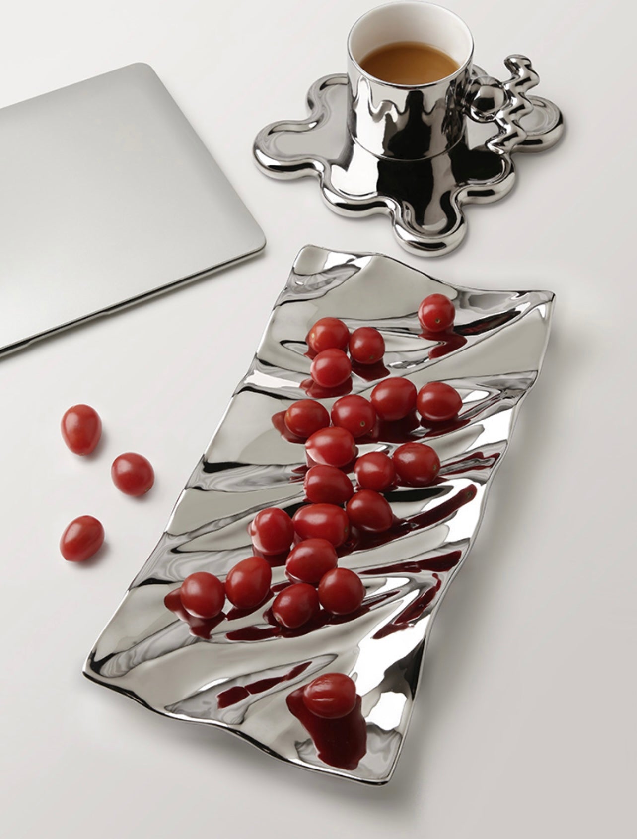 Modern Rectangular Chrome Plate