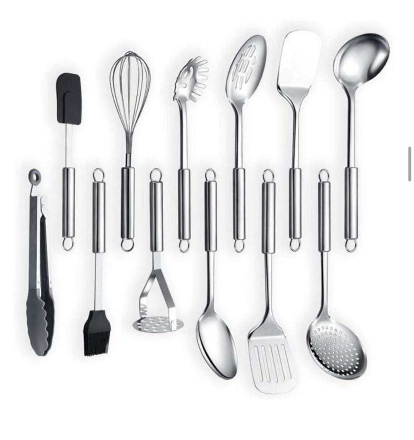 Elegant Silver Set of Ladles